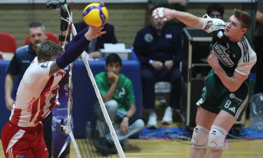 Volley League: «Πράσινη» εκδίκηση με άνετη νίκη στο ντέρμπι αιωνίων Volley League: «Πράσινη» εκδίκηση με άνετη νίκη στο ντέρμπι αιωνίων
