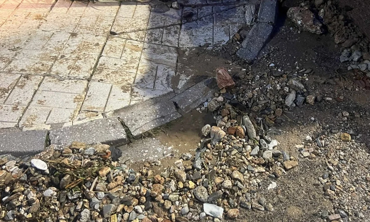Βάρη: Κόπηκε ο δρόμος στη μέση -Εγκλωβίστηκαν οδηγοί σε οχήματα, γυναίκα σκαρφάλωσε σε δέντρο Βάρη: Κόπηκε ο δρόμος στη μέση -Εγκλωβίστηκαν οδηγοί σε οχήματα, γυναίκα σκαρφάλωσε σε δέντρο