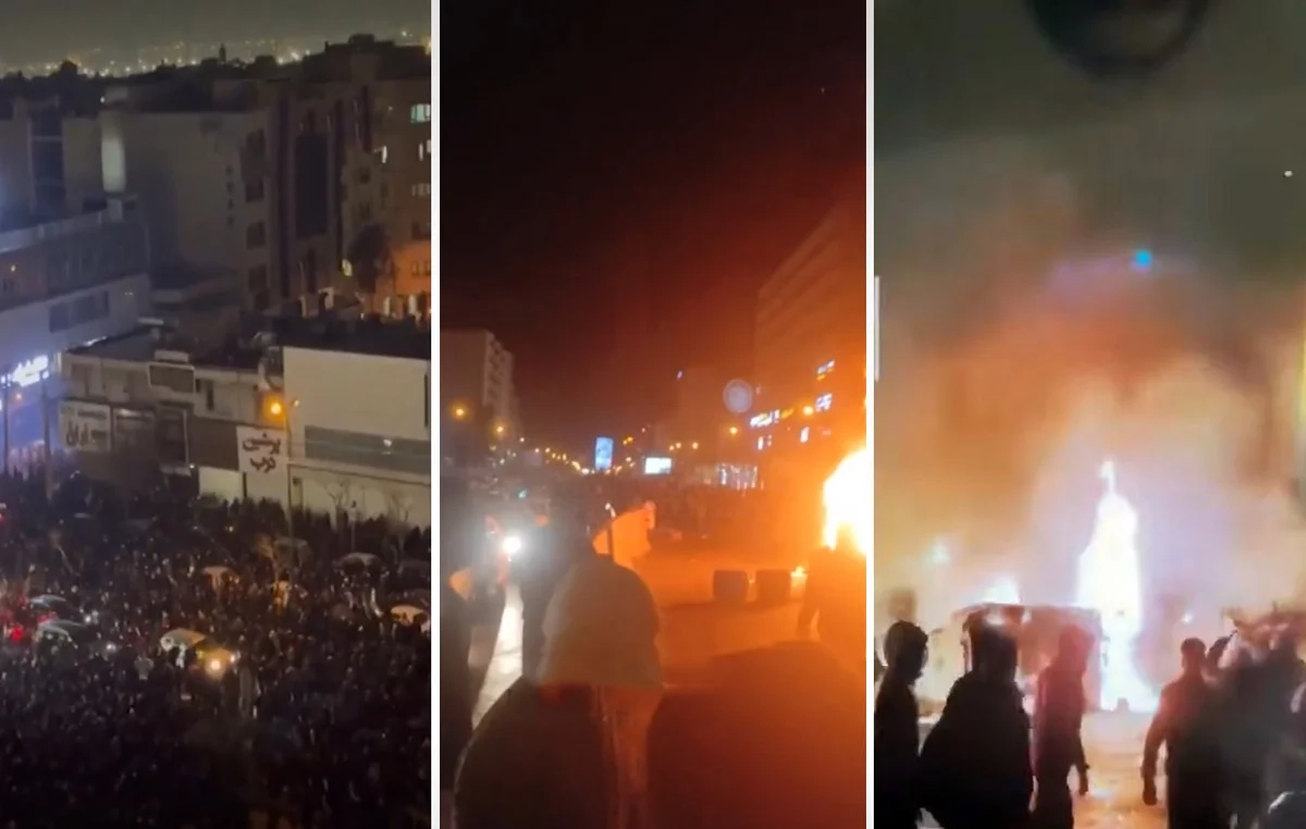 Τεράστιες αντικυβερνητικές διαδηλώσεις στο Ιράν – Οργή λαού στην Τεχεράνη και άλλες πόλεις, βίντεο από τις ταραχές Τεράστιες αντικυβερνητικές διαδηλώσεις στο Ιράν – Οργή λαού στην Τεχεράνη και άλλες πόλεις, βίντεο από τις ταραχές