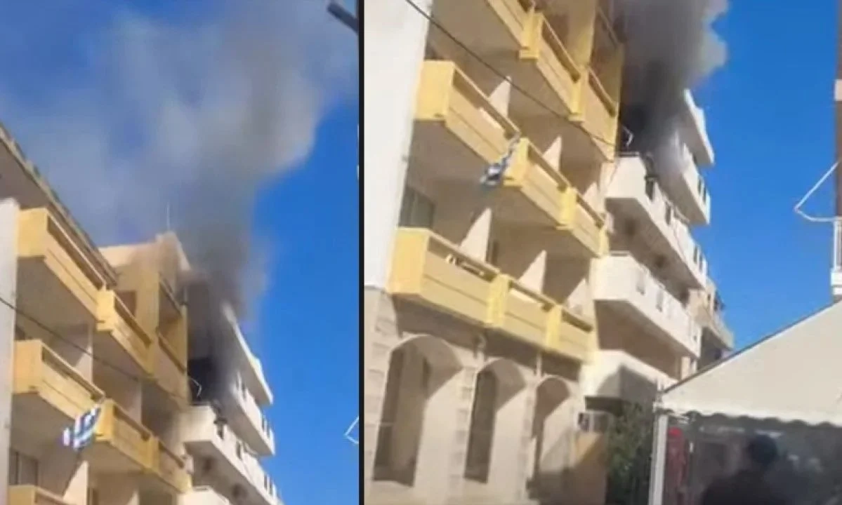 Κρήτη: Φωτιά σε υπό κατασκευή ξενοδοχείο στην Σητεία - Βίντεο Κρήτη: Φωτιά σε υπό κατασκευή ξενοδοχείο στην Σητεία - Βίντεο