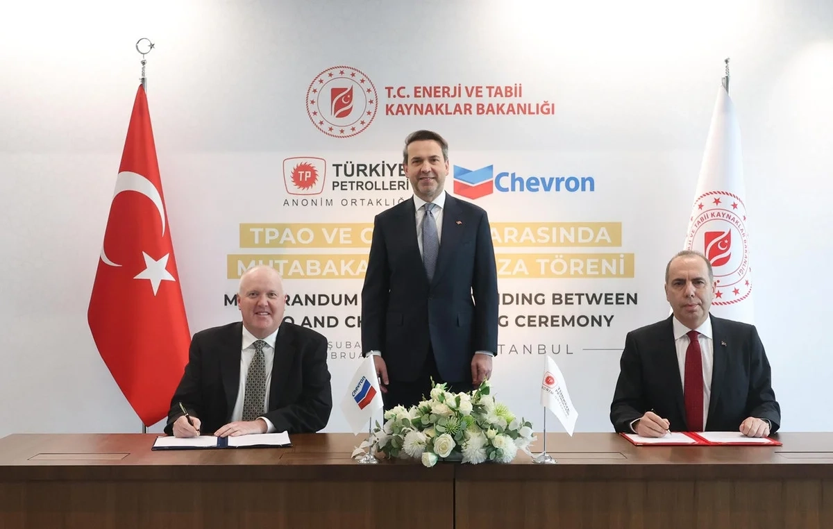 Τουρκία – Chevron υπέγραψαν συμφωνία για φυσικό αέριο και πετρέλαιο: Για «διεθνή πρότζεκτ» μιλά ο υπουργός Ενέργειας Μπαϊρακτάρ Τουρκία – Chevron υπέγραψαν συμφωνία για φυσικό αέριο και πετρέλαιο: Για «διεθνή πρότζεκτ» μιλά ο υπουργός Ενέργειας Μπαϊρακτάρ