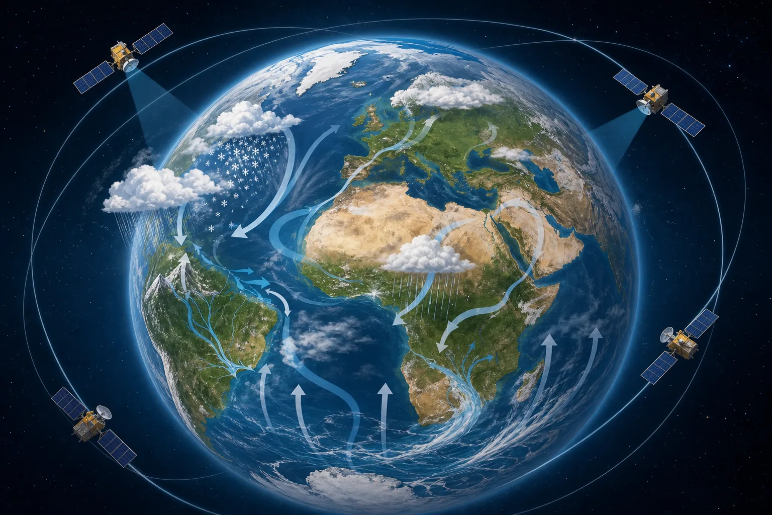 Η NASA χαρτογραφεί τη μετατόπιση του κέντρου μάζας της Γης Συμβολική εικονογράφηση για το άρθρο: Η NASA χαρτογραφεί τη μετατόπιση του κέντρου μάζας της Γης