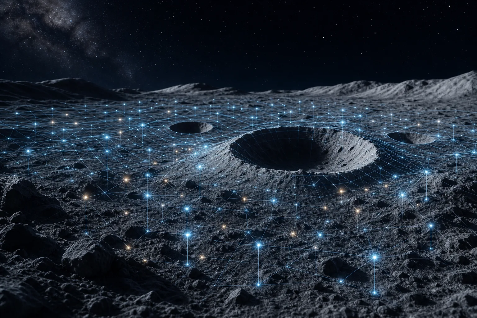 Η NASA λανσάρει AI μοντέλο για τη σεληνιακή επιστήμη Συμβολική εικονογράφηση για το άρθρο: Η NASA λανσάρει AI μοντέλο για τη σεληνιακή επιστήμη