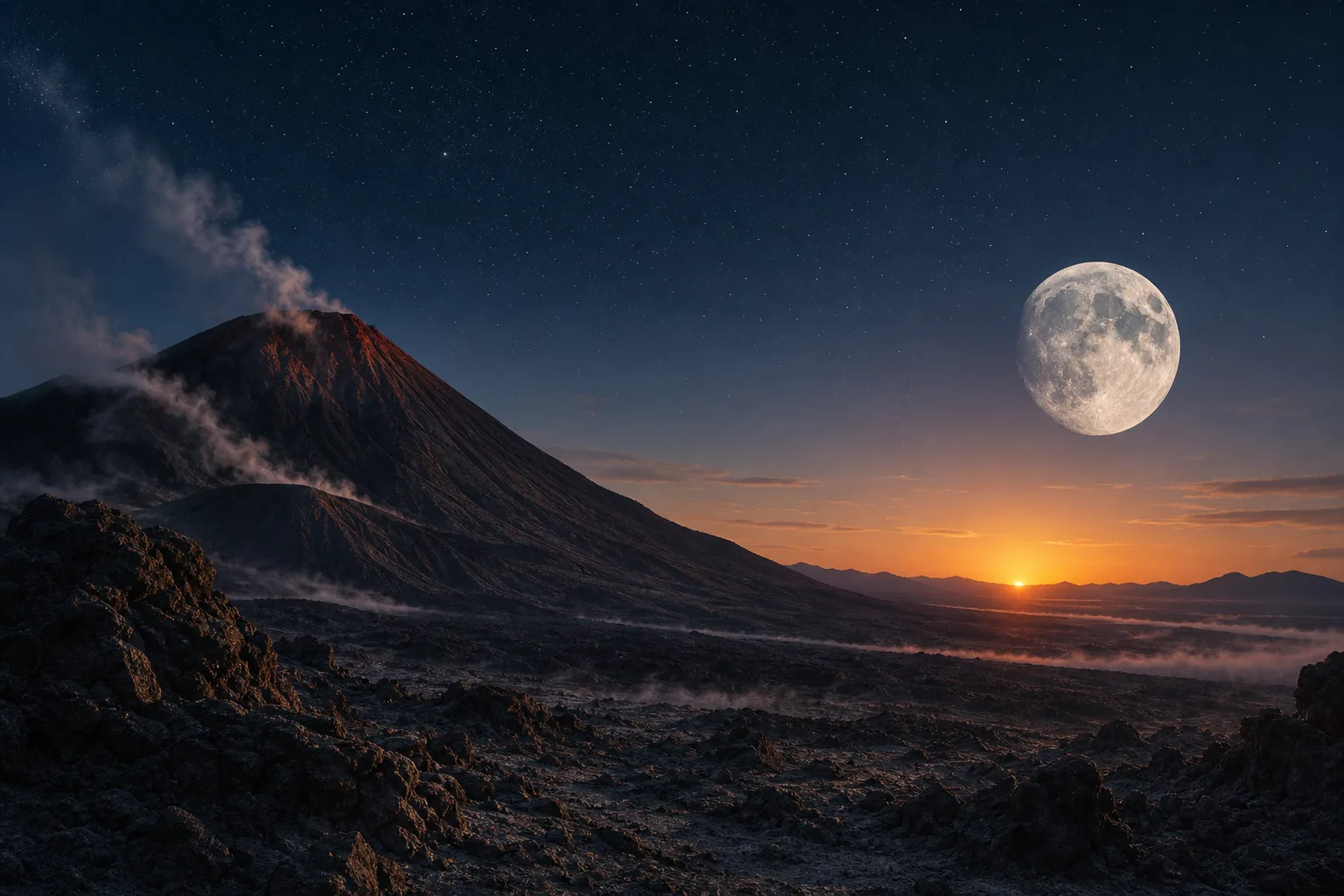 Το Harvest Moon πάνω από την Έτνα στο νέο APOD της NASA Συμβολική εικονογράφηση για το άρθρο: Το Harvest Moon πάνω από την Έτνα στο νέο APOD της NASA