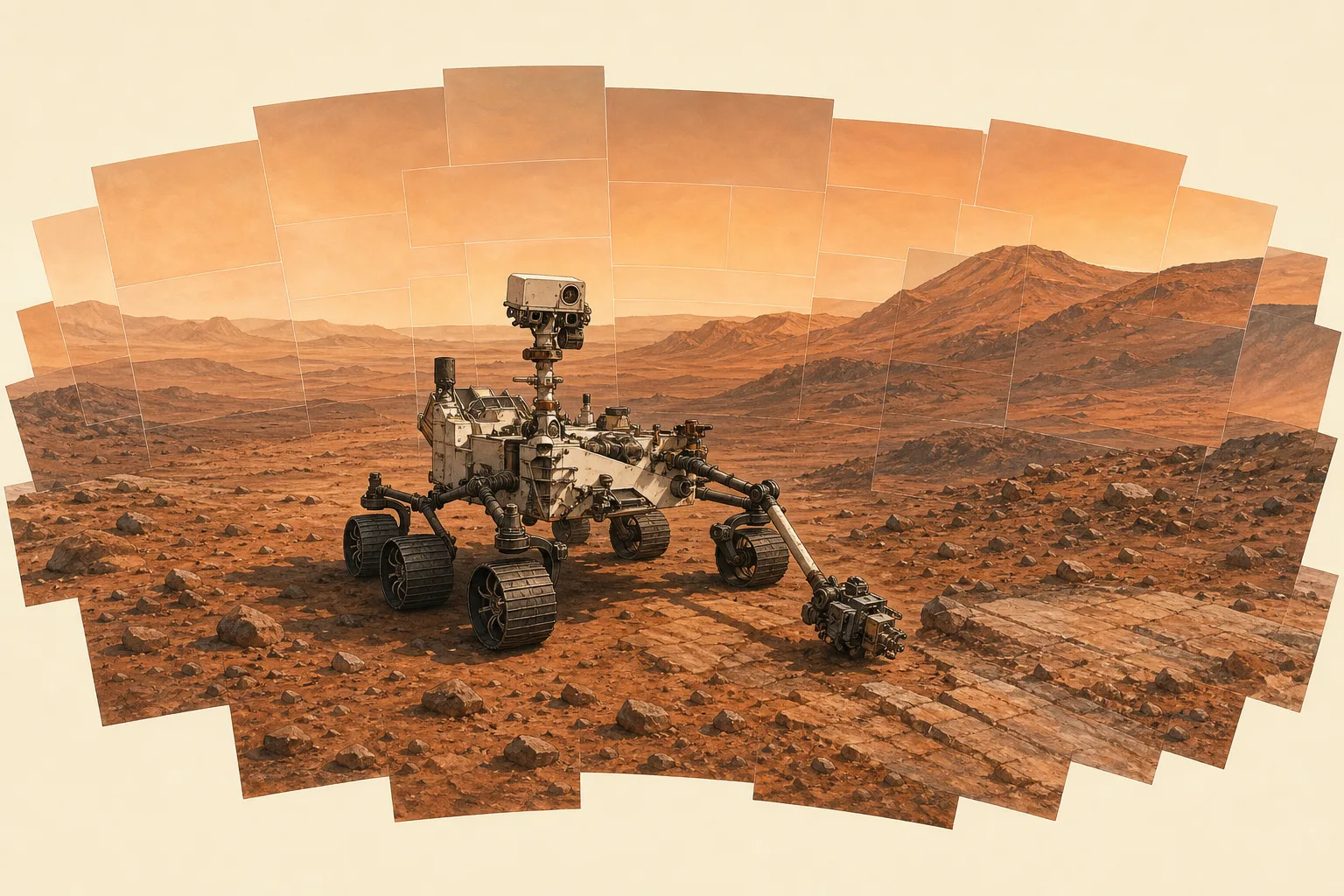Το selfie του Curiosity στη Vera Rubin Ridge αποκαλύπτει πώς φτιάχτηκε Συμβολική εικονογράφηση για το άρθρο: Το selfie του Curiosity στη Vera Rubin Ridge αποκαλύπτει πώς φτιάχτηκε
